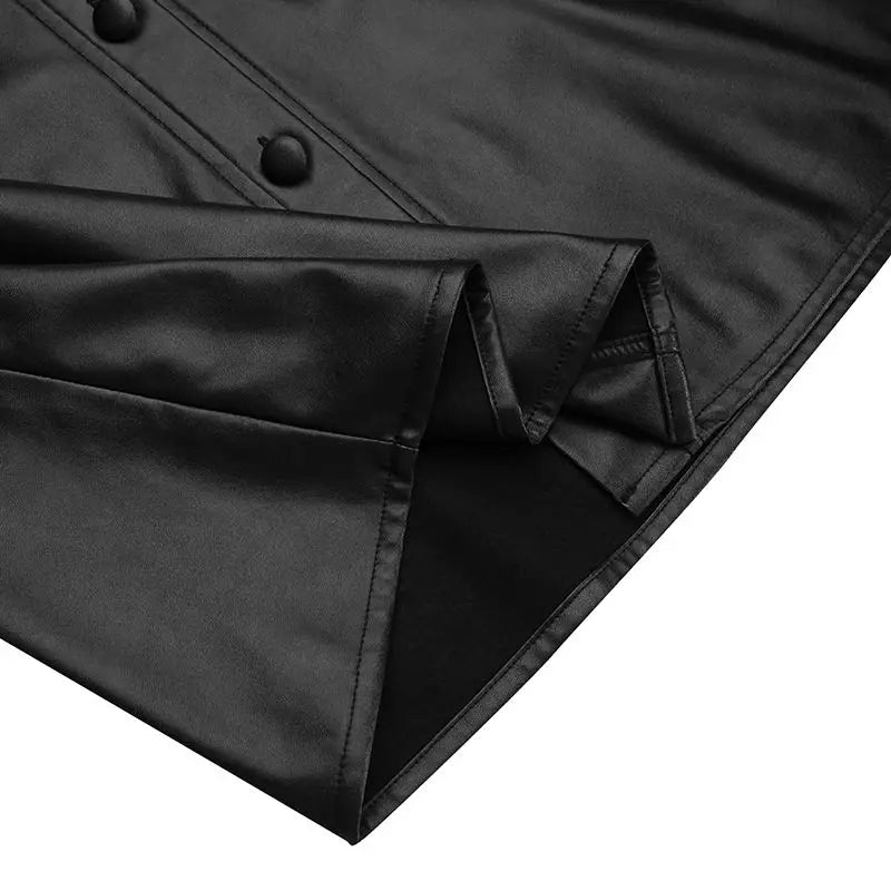 Faux Leren Top
