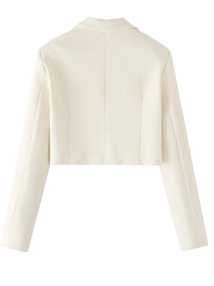 Vintage Cropped Blazer