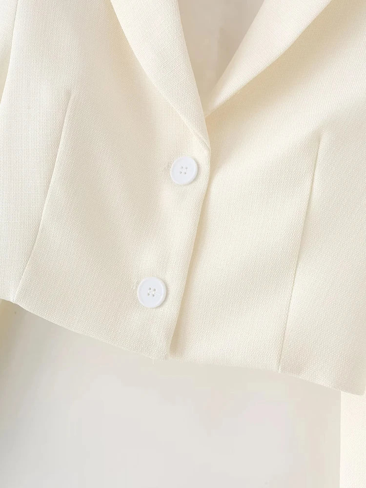 Vintage Cropped Blazer