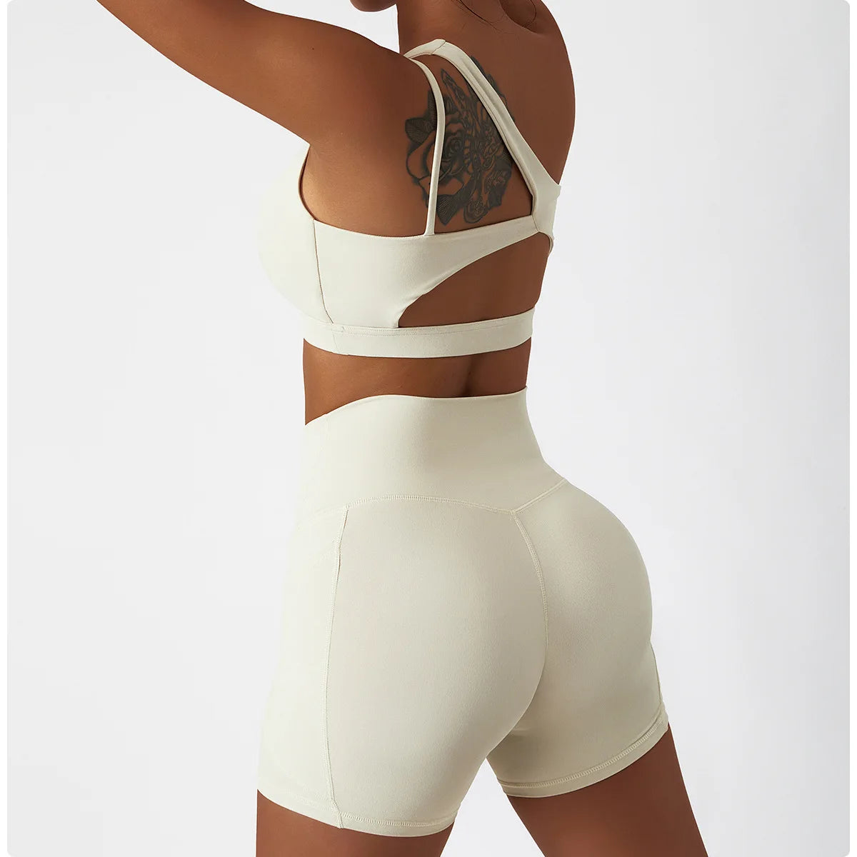 Aura Active - One-Shoulder Duo Set