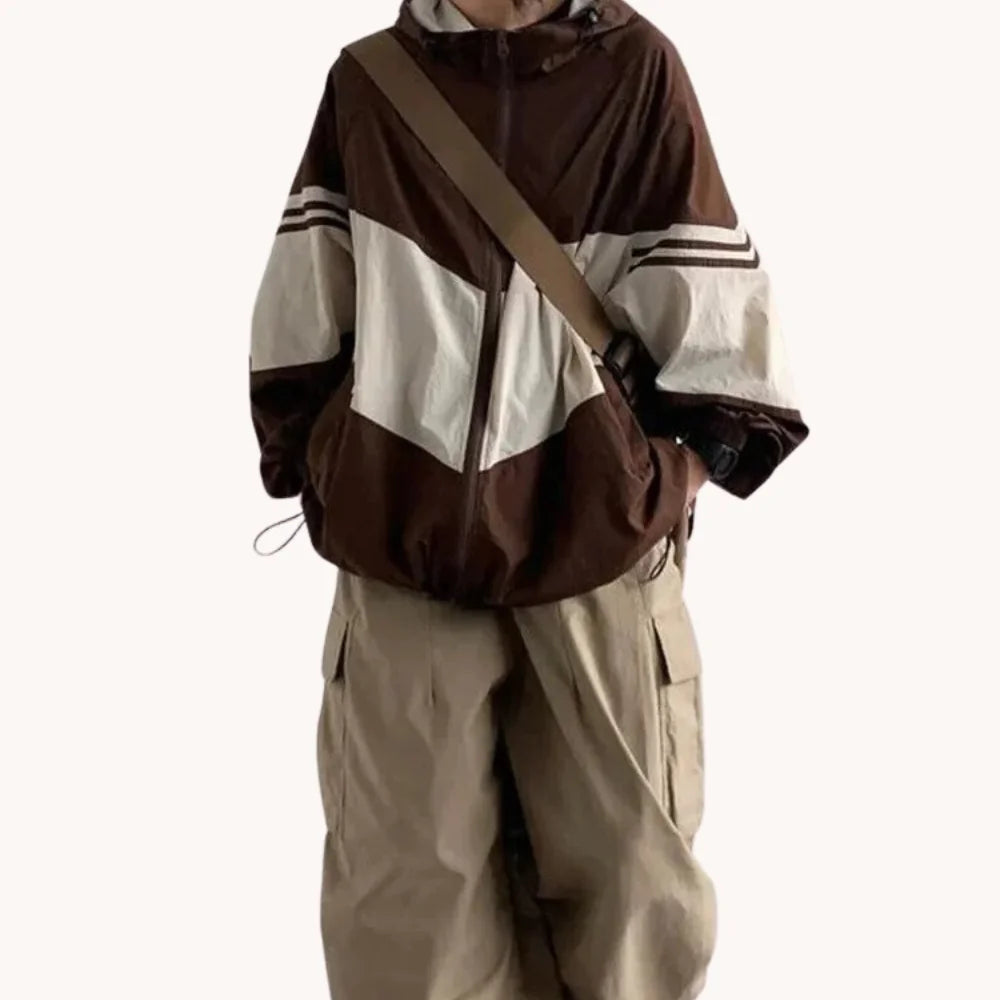 Abstract Windbreaker