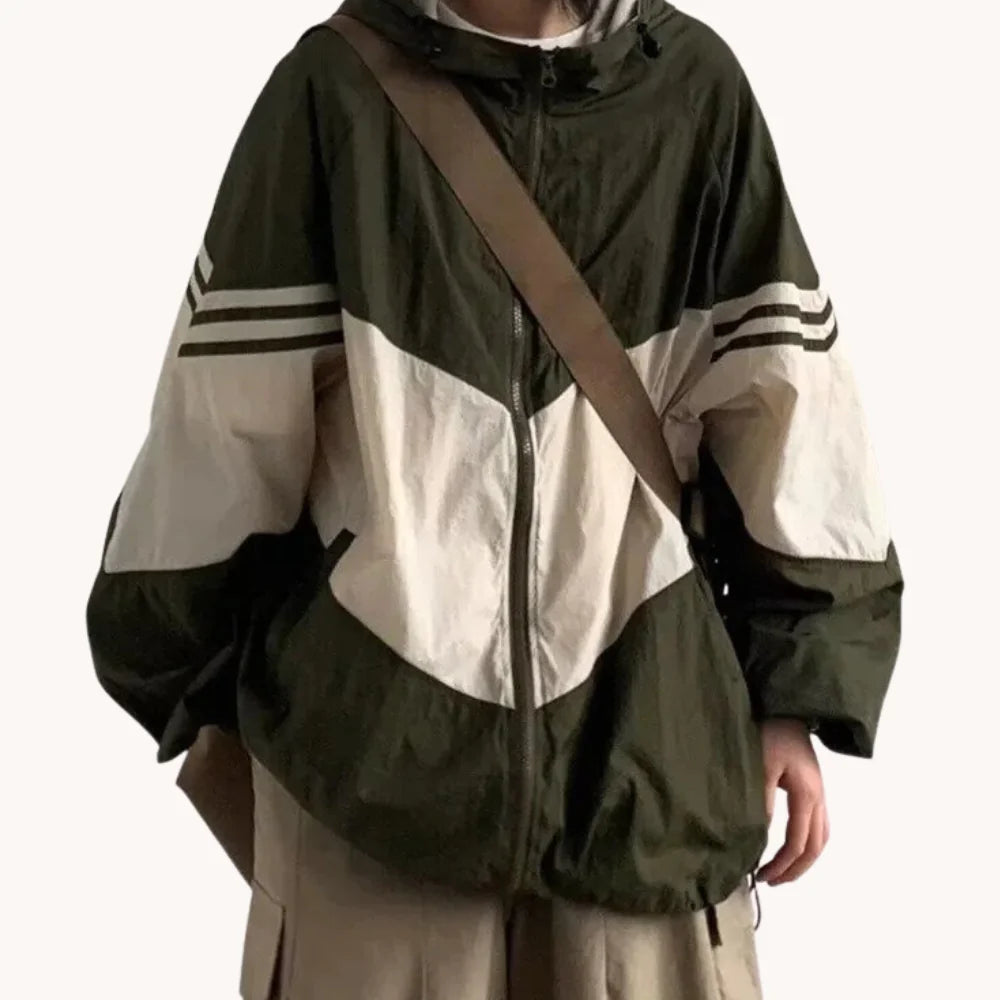 Abstract Windbreaker
