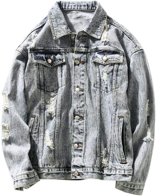 Floral Embroidered Denim Jacket