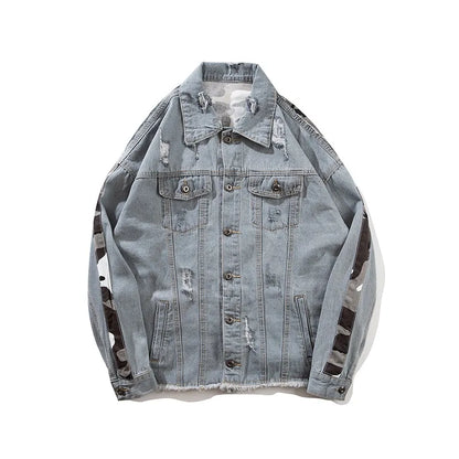 Vintage Camo Denim Jacket