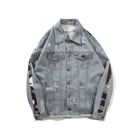 Vintage Camo Denim Jacket