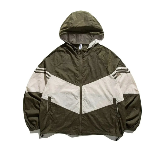 Abstract Windbreaker