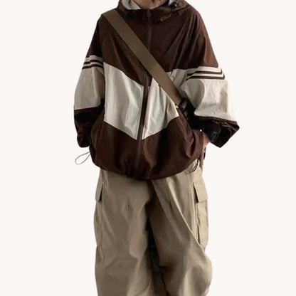 Abstract Windbreaker