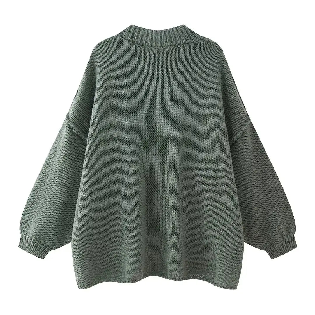 Oversized Gebreide Cardigan