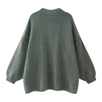Oversized Gebreide Cardigan