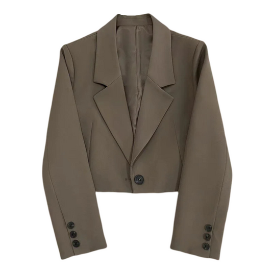 Cropped Office Blazer