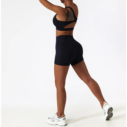 Aura Active - One-Shoulder Duo Set