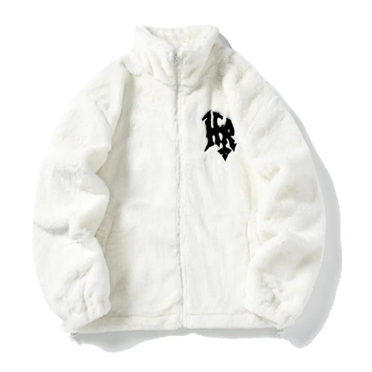 Retro Fur Letter Jacket