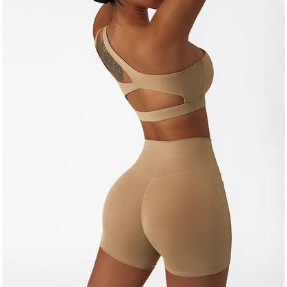 Aura Active - One-Shoulder Duo Set