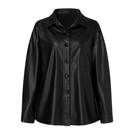 Faux Leren Top