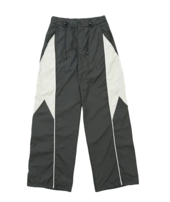 Baggy broek van parachutestof