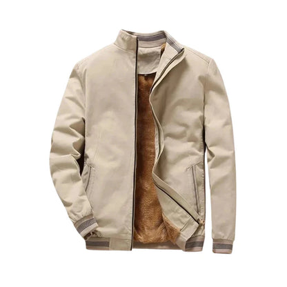 Gewatteerde fleece jas