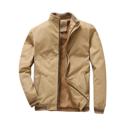 Gewatteerde fleece jas