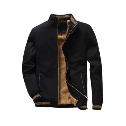 Gewatteerde fleece jas