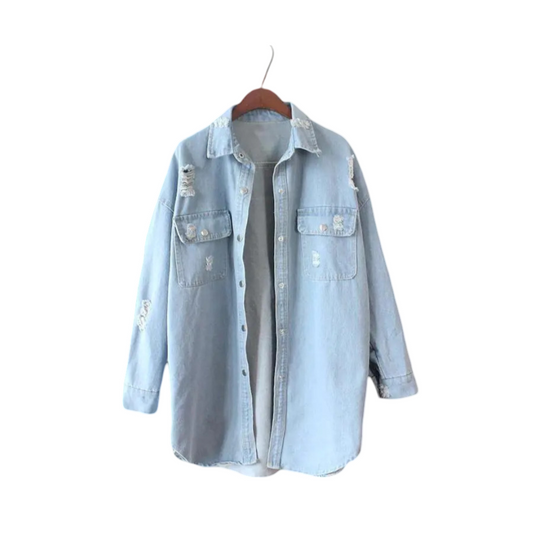 Modern Romantic Denim Jacket