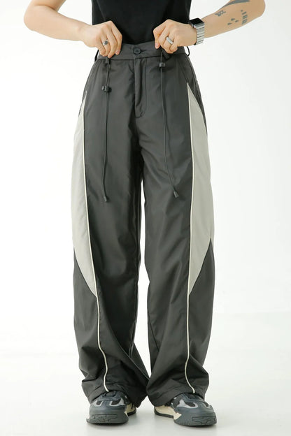 Baggy broek van parachutestof